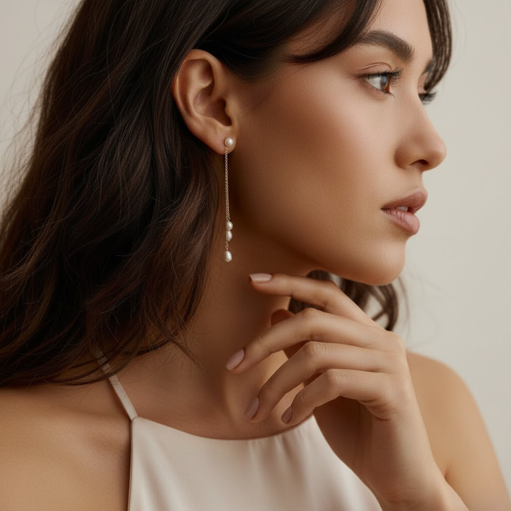 Tres Perlina Drop Earrings