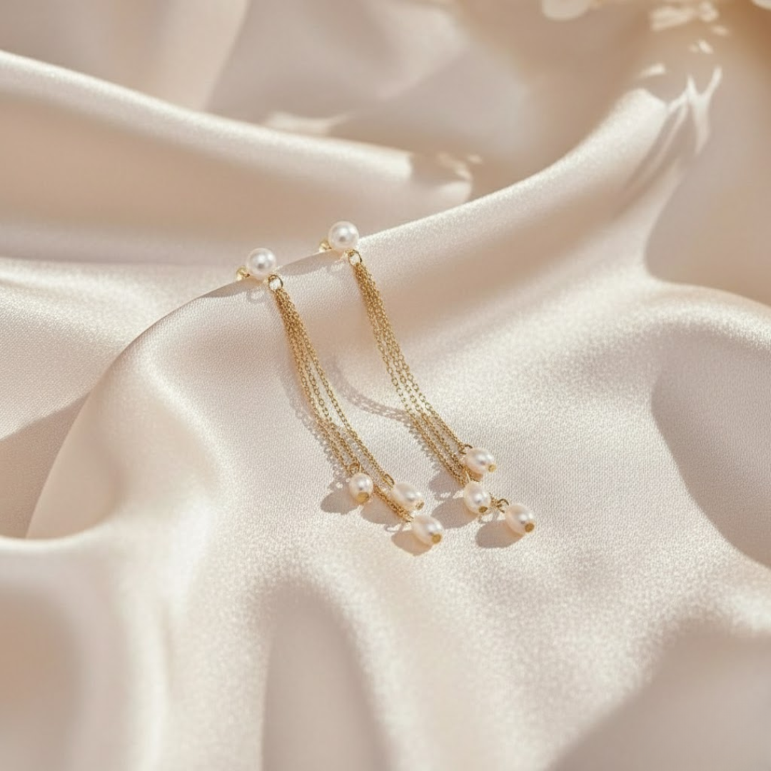 Tres Perlina Drop Earrings