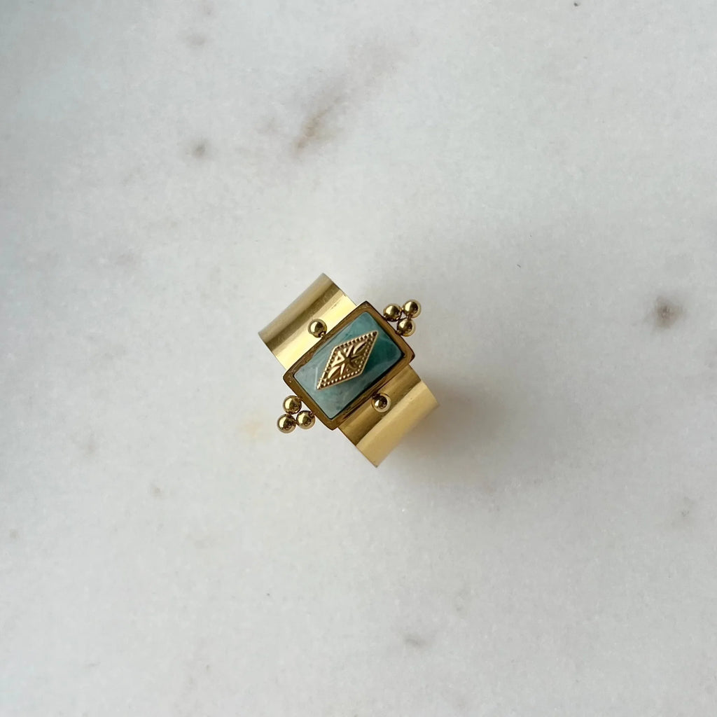 Fortuna (Empowerment) Ring - Amazonite