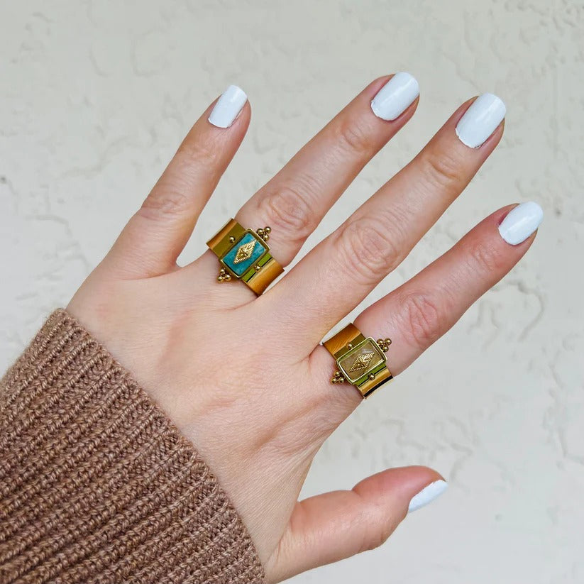 Fortuna (Empowerment) Ring - Amazonite