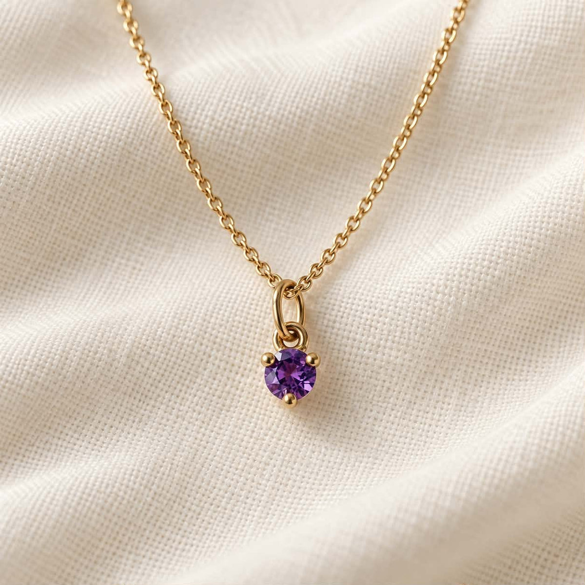 Serenidad (Inner Peace and Calm) Necklace - Amethyst