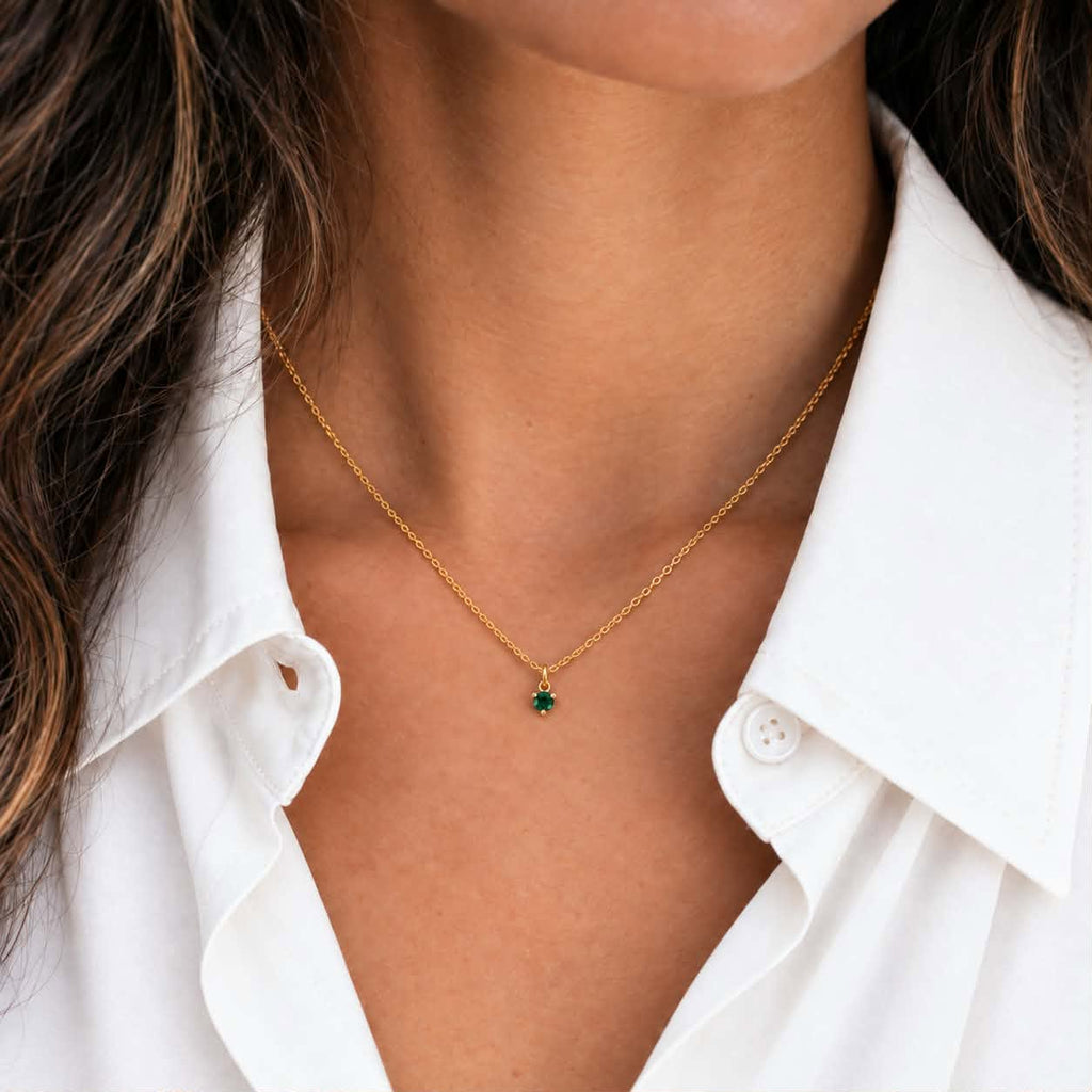 Amicizia (Friendship and Connection) Necklace - Emerald