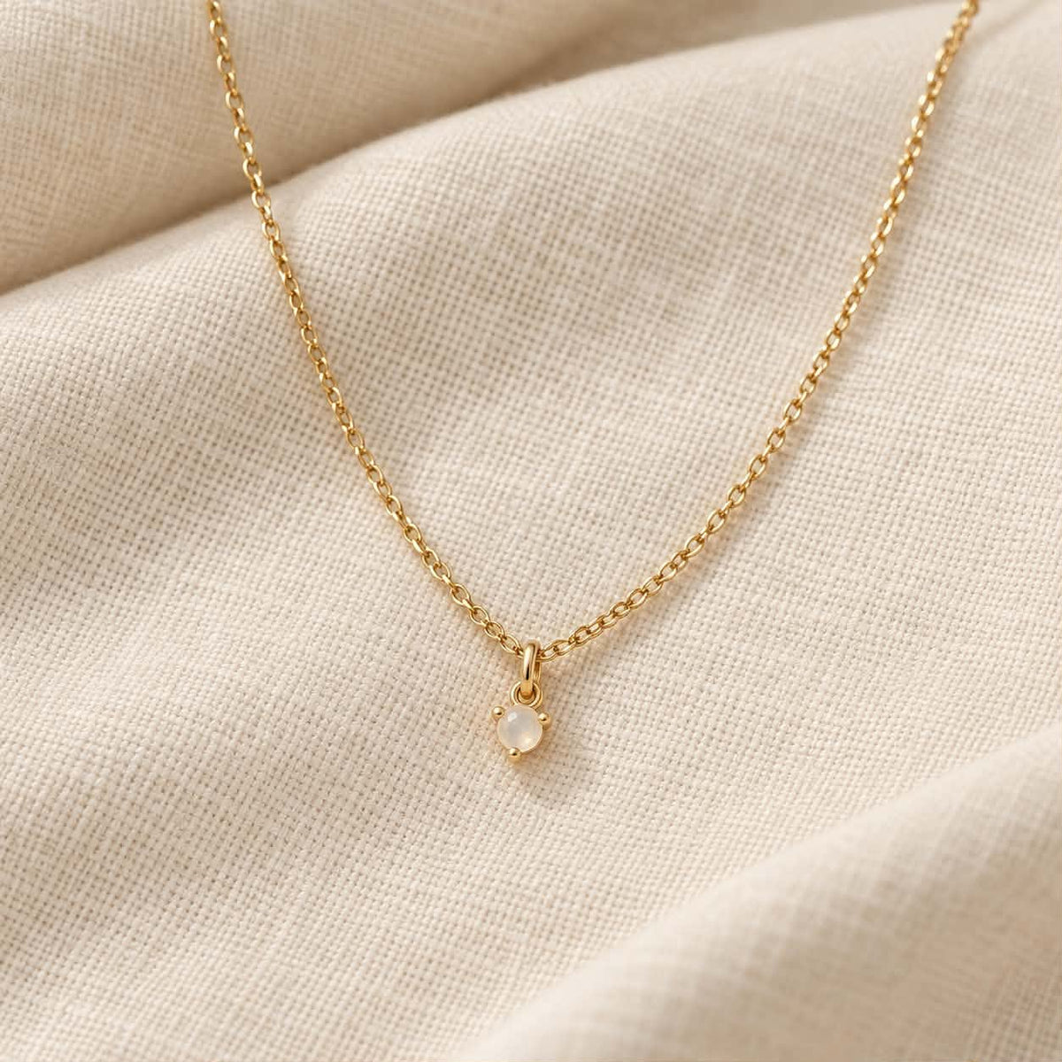 Salud (Feminine Health) Necklace - Moonstone