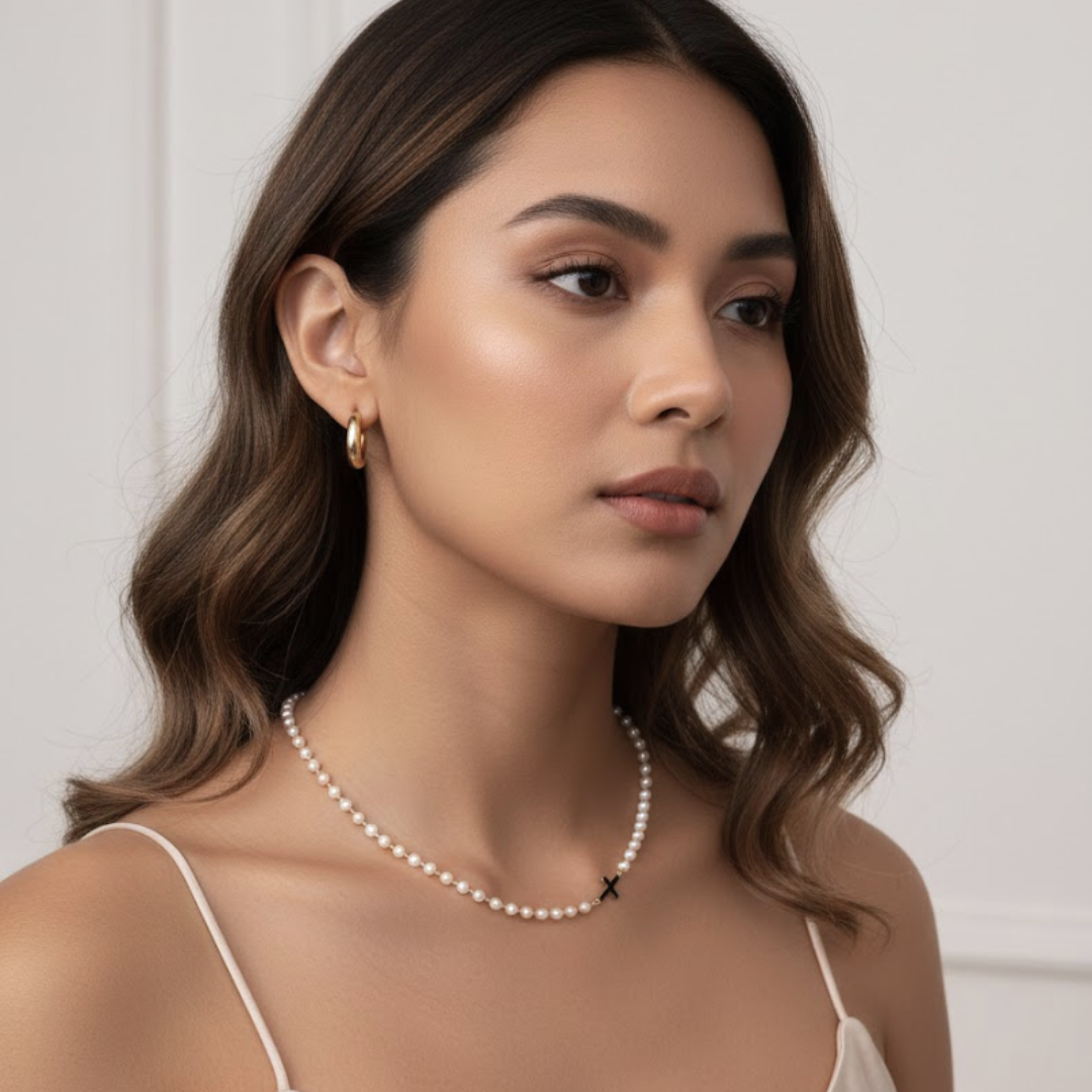 Celeste Pearl of Faith Necklace