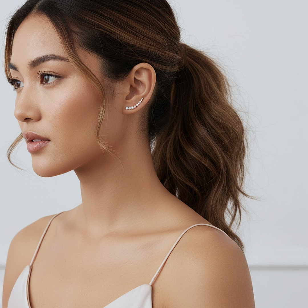 Amora Climber Earrings