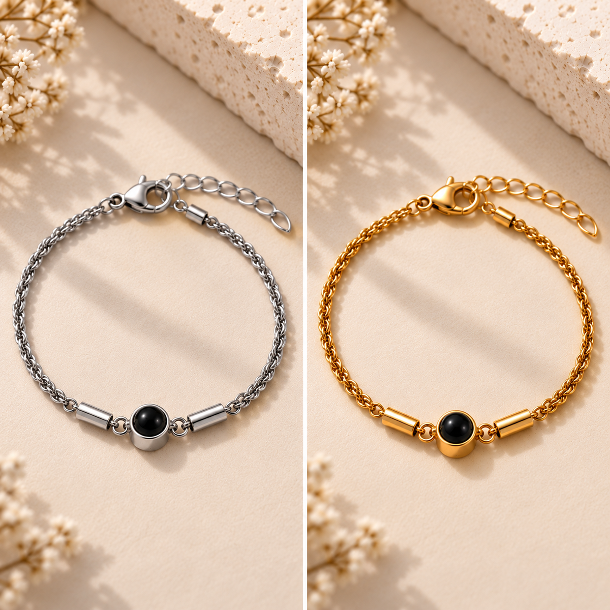 Forever in My Heart™ – Personalized Memorial Projection Bracelet