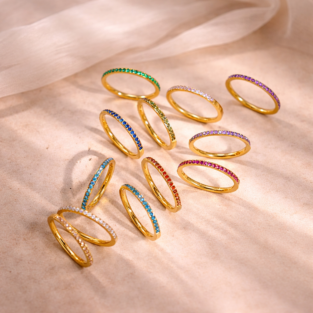 Soul Stone Ring Band (Set of 2)
