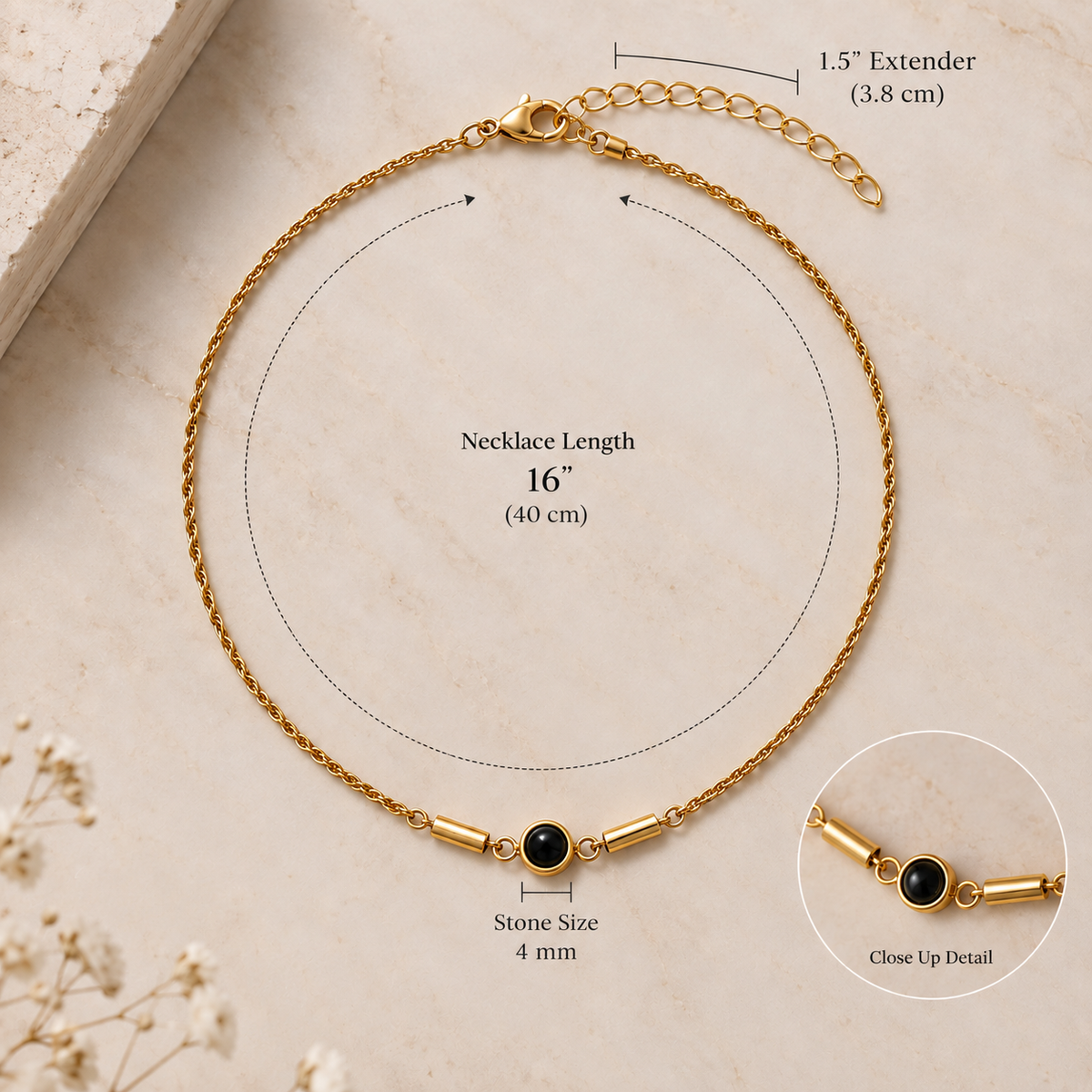Forever in My Heart™ – Personalized Memorial Projection Necklace