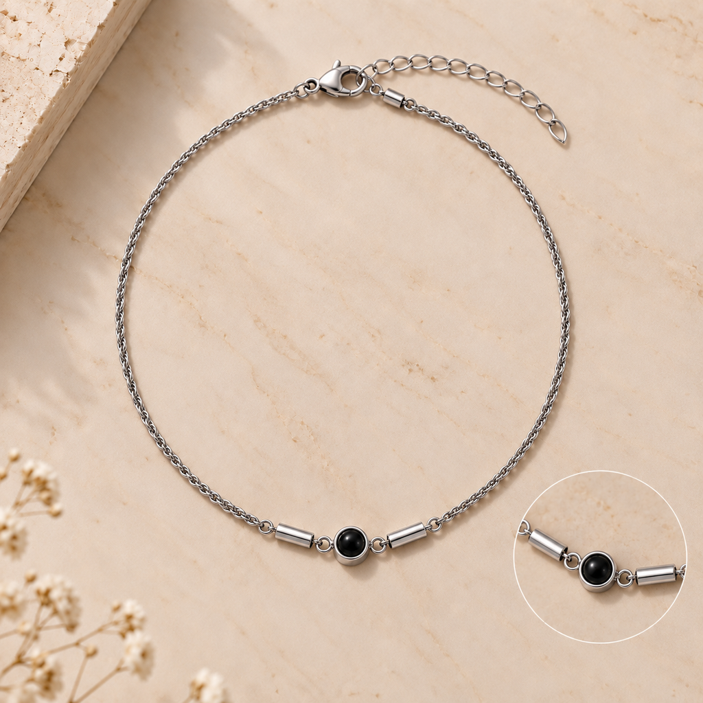 Forever in My Heart™ – Personalized Memorial Projection Necklace