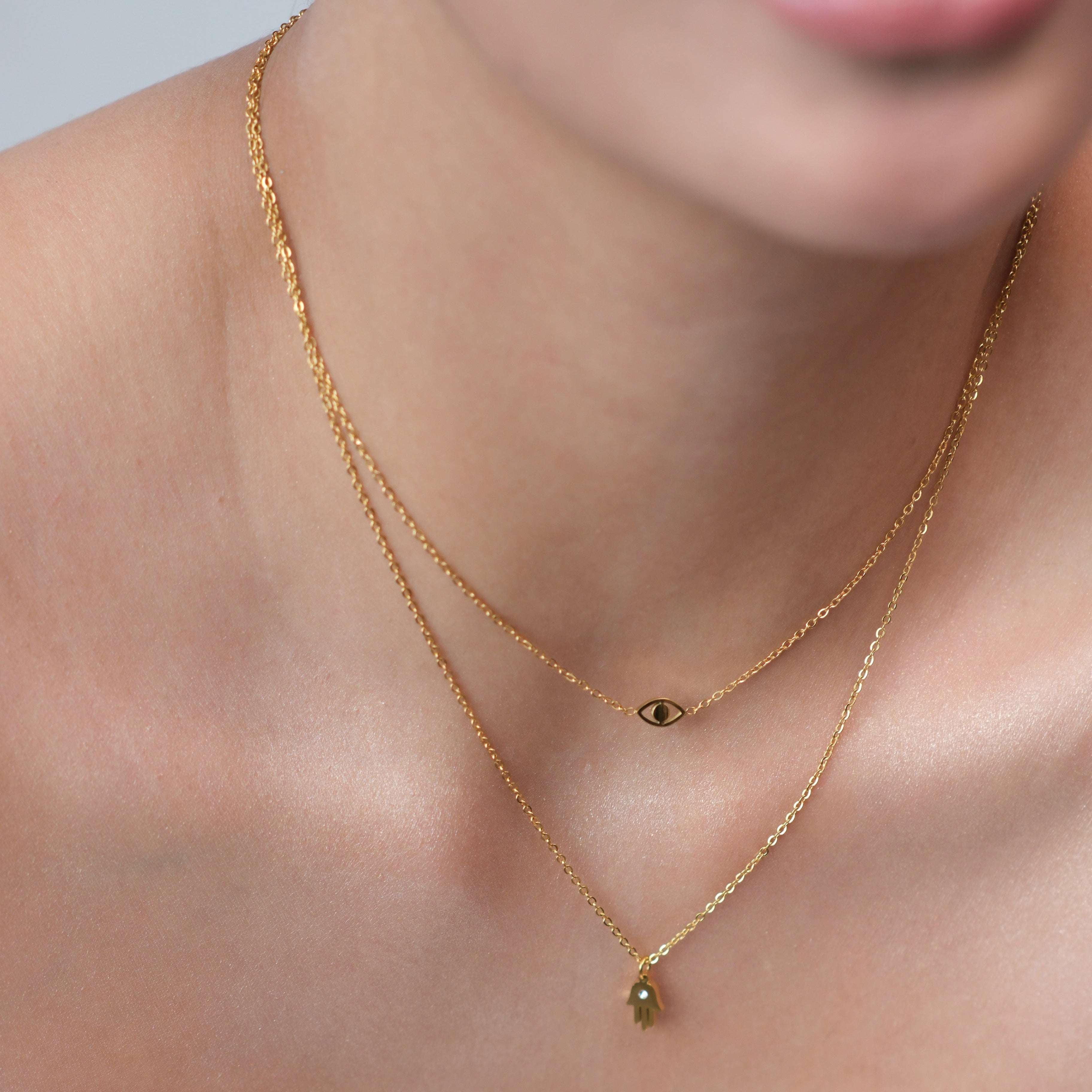 Divine Hamsa Protection Necklace