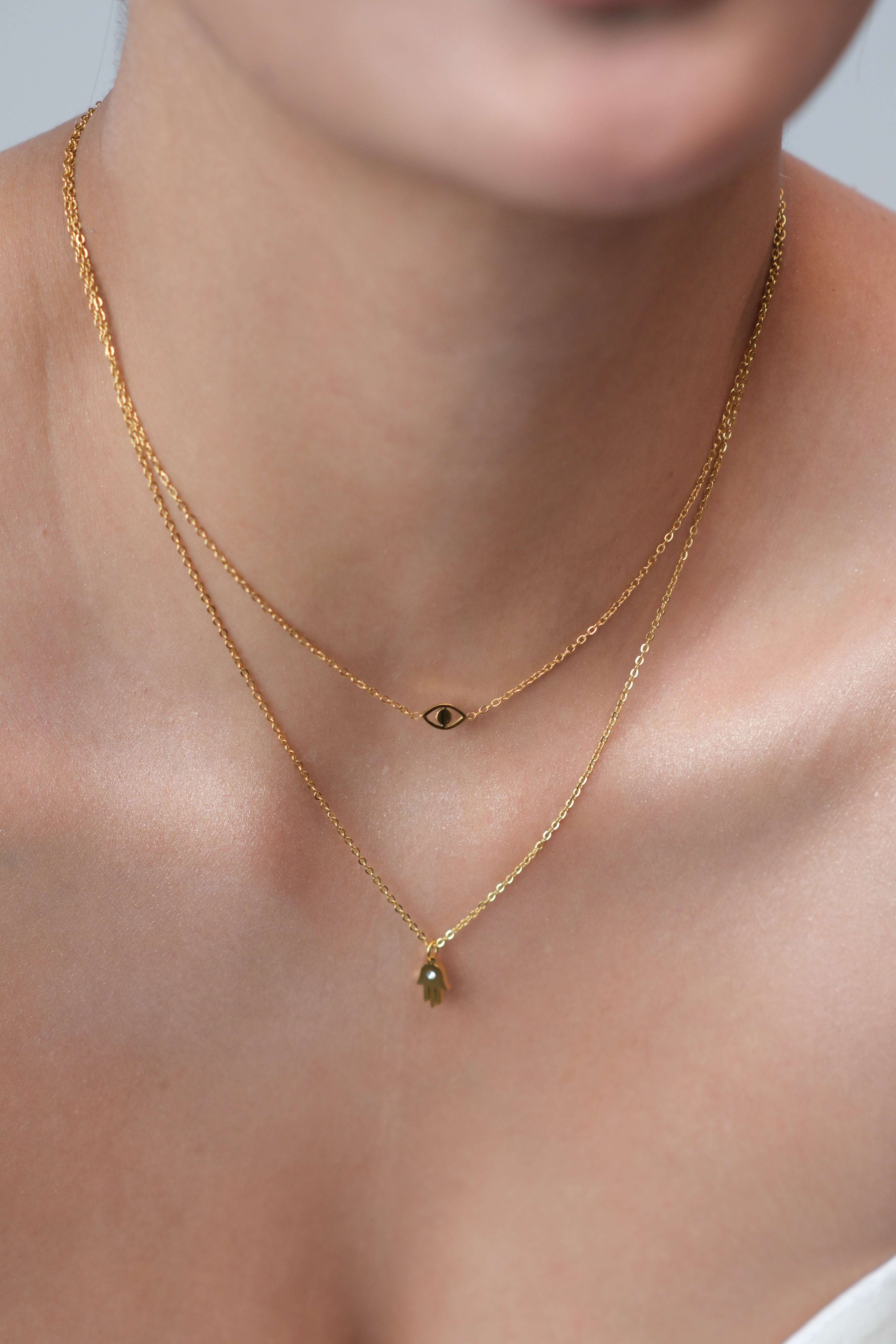 Divine Hamsa Protection Necklace