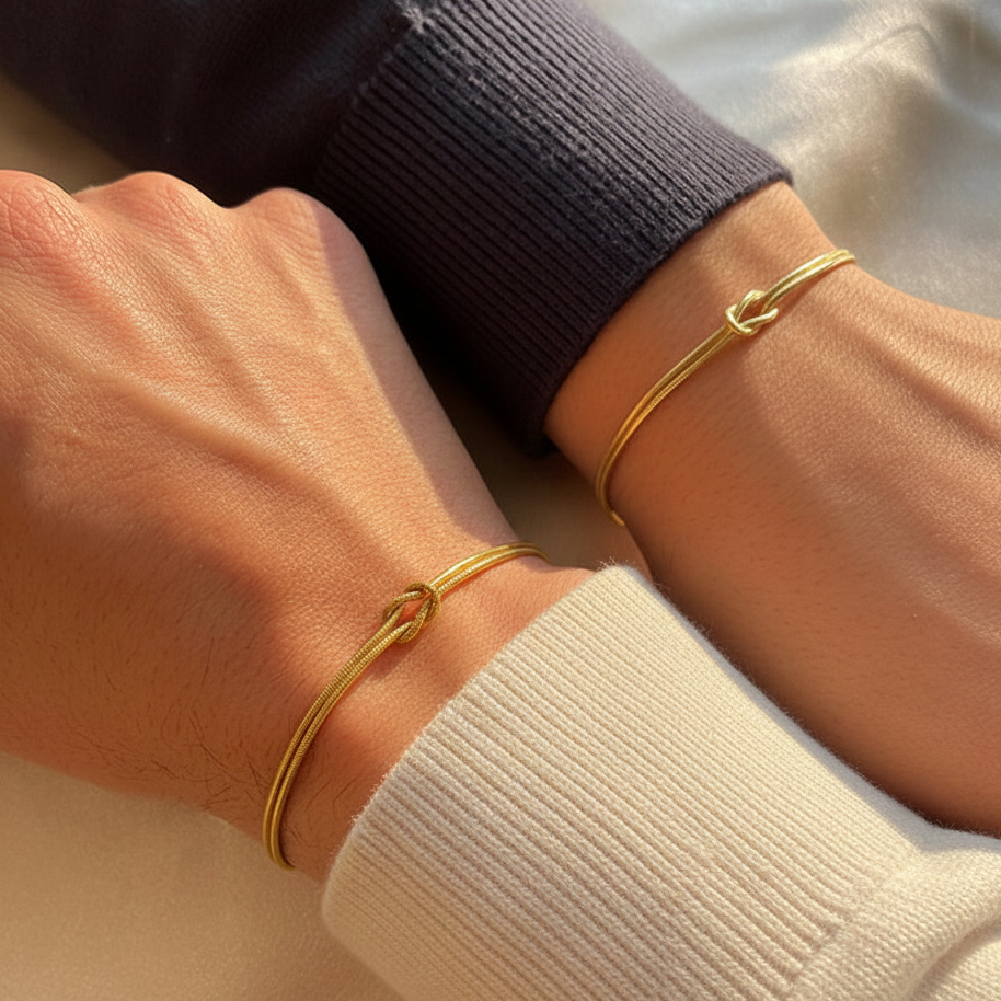 You & Me Forever Bracelet - 18k Gold Vermeil Best Seller