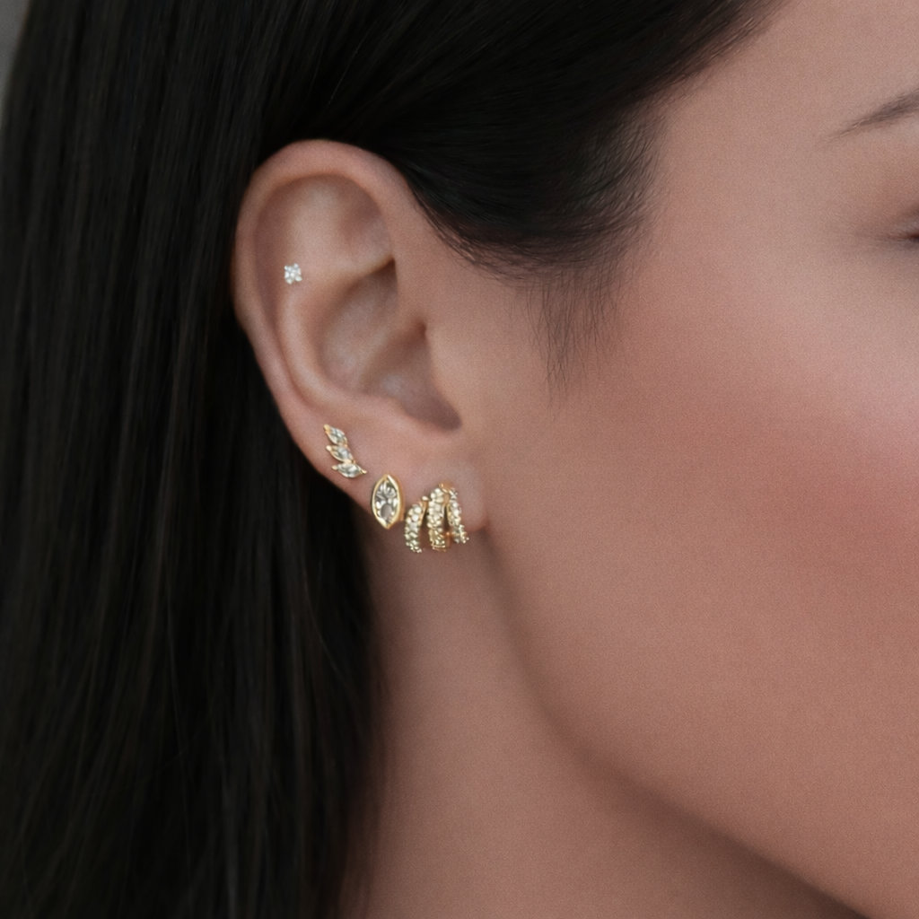 Hot Babe Trio Earring Stack
