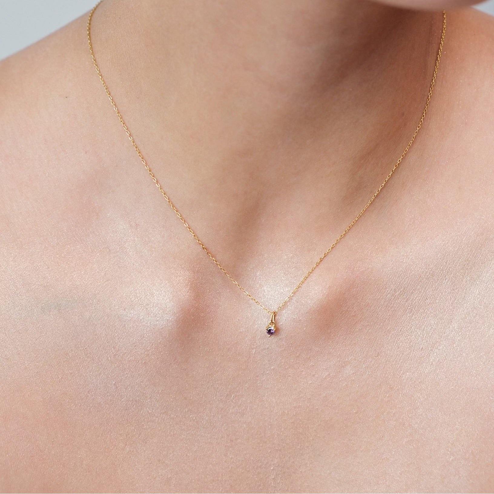 Serenidad (Inner Peace and Calm) Necklace - Amethyst