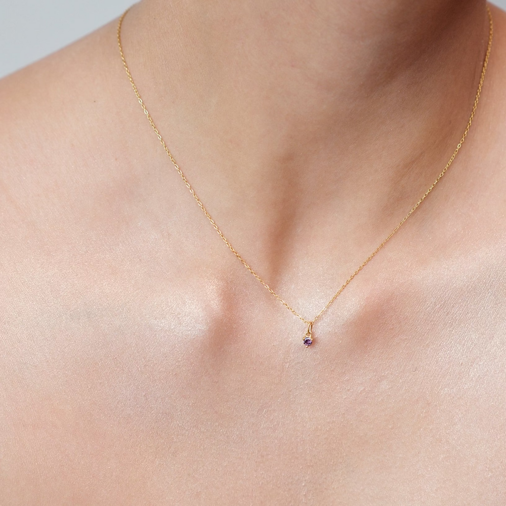 Serenidad (Inner Peace and Calm) Necklace - Amethyst