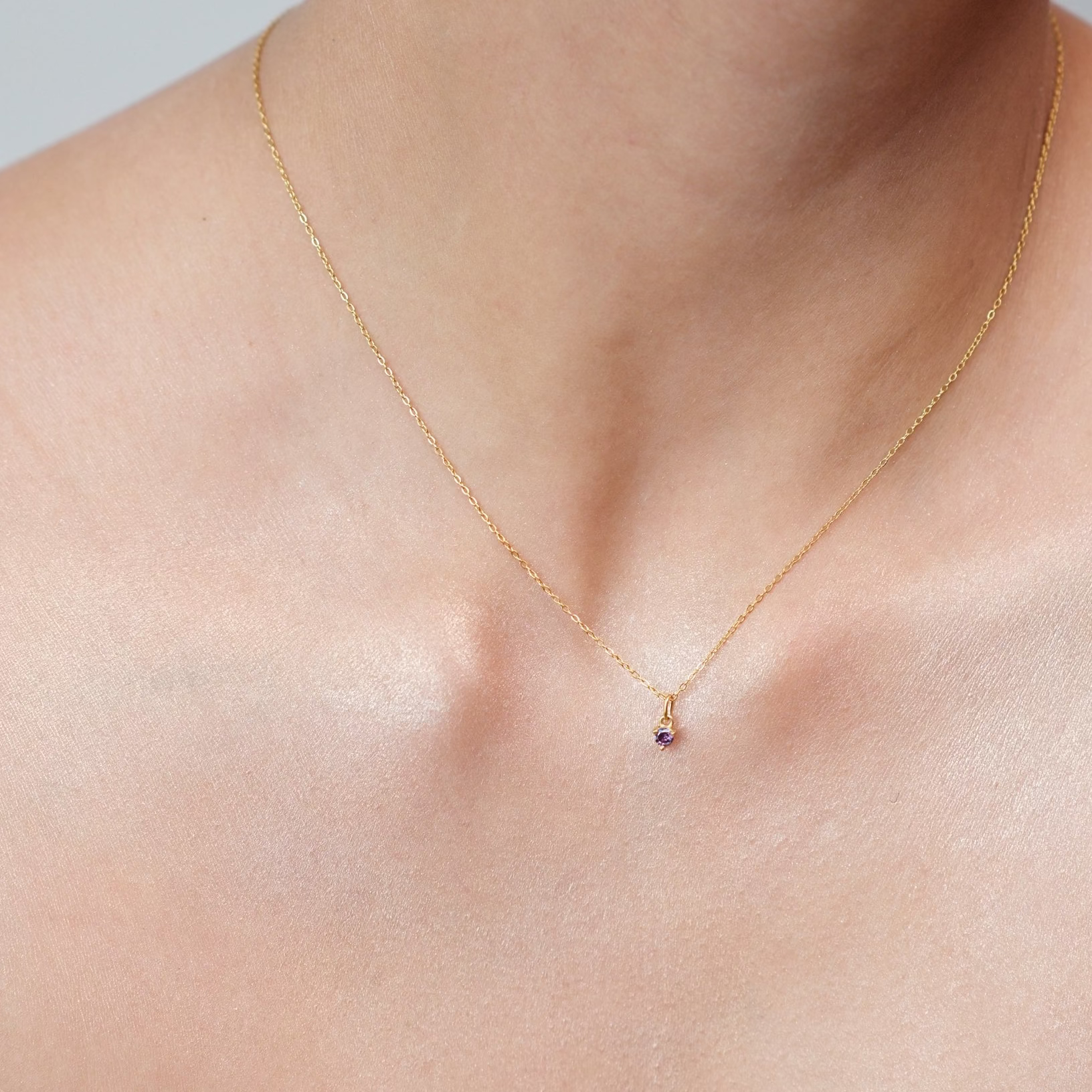 Serenidad (Inner Peace and Calm) Necklace - Amethyst