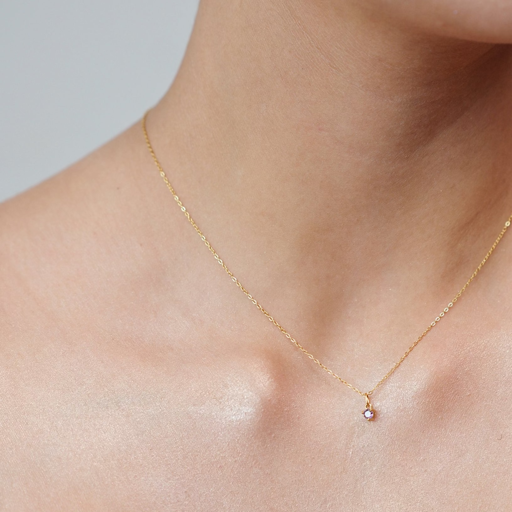 Serenidad (Inner Peace and Calm) Necklace - Amethyst