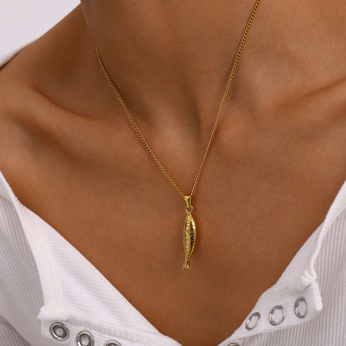 Koi Fortune Pendant Necklace