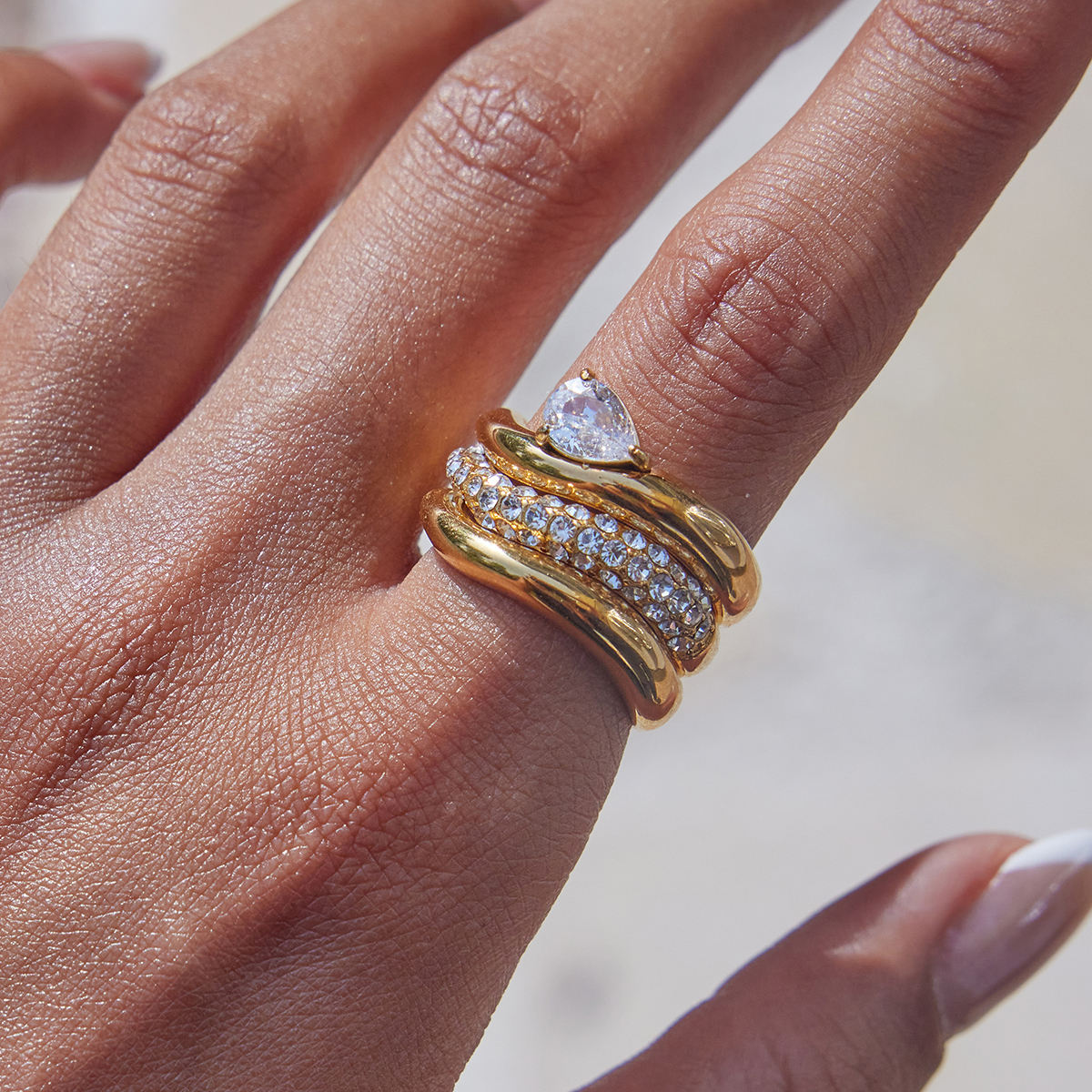 Ophelia Pave Diamond Ring