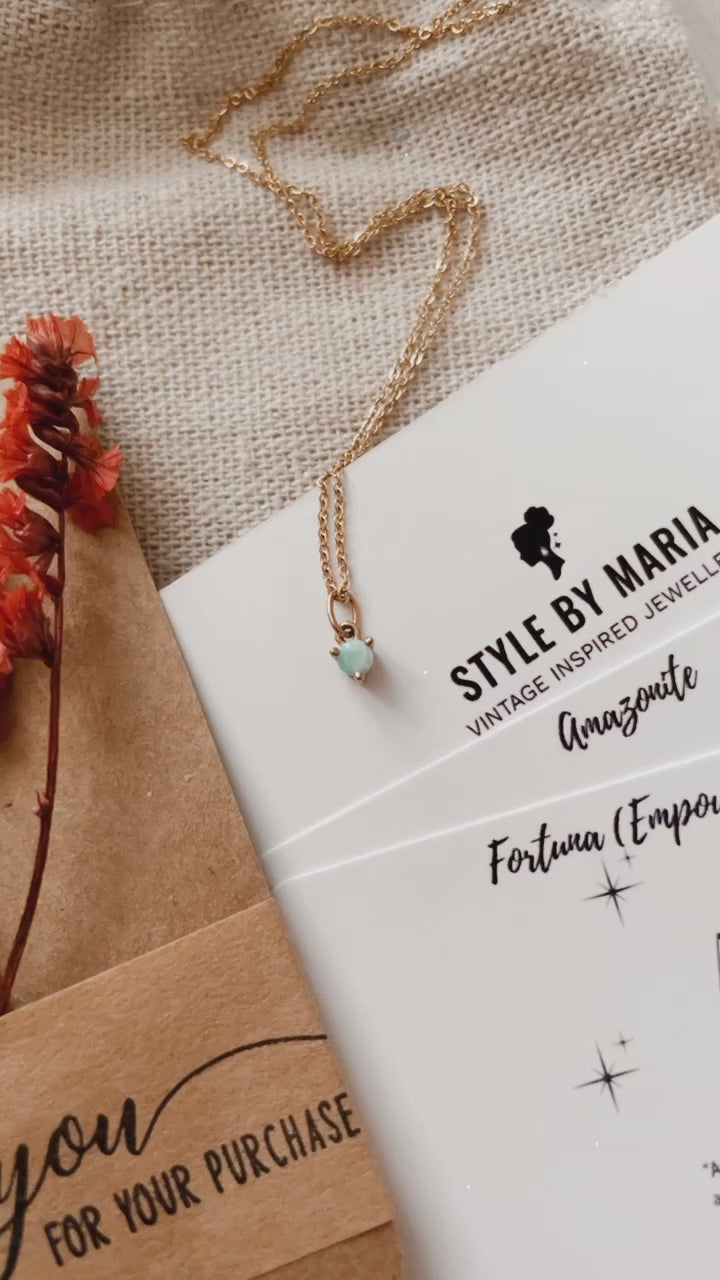 Fortuna (Empowerment) Necklace - Amazonite