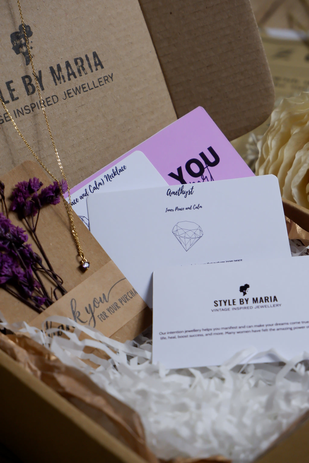 Serenidad (Inner Peace and Calm) Necklace - Amethyst