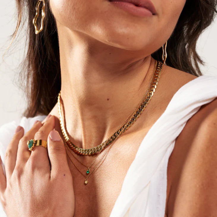 Amicizia (Friendship and Connection) Necklace - Emerald