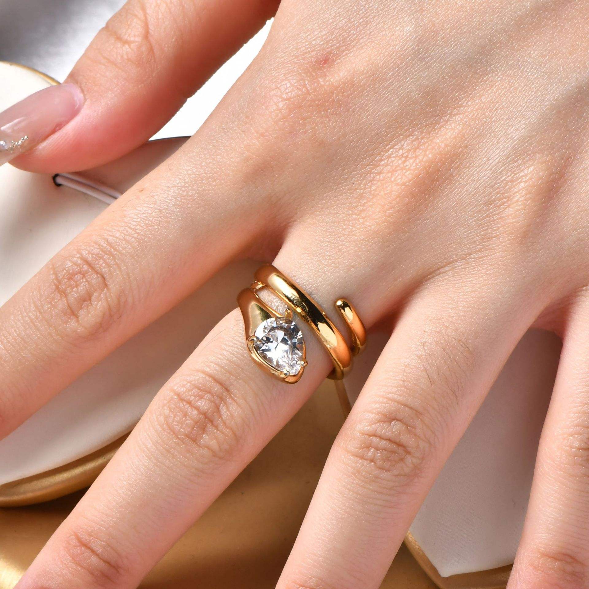 Serpentina Lucky Snake Ring