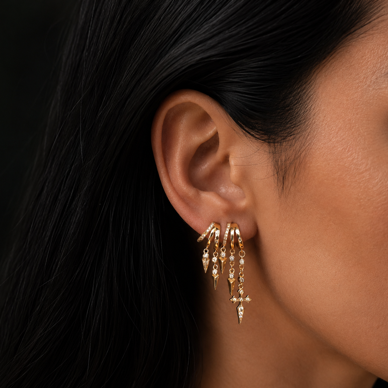 Cruxia Ilusión Earrings