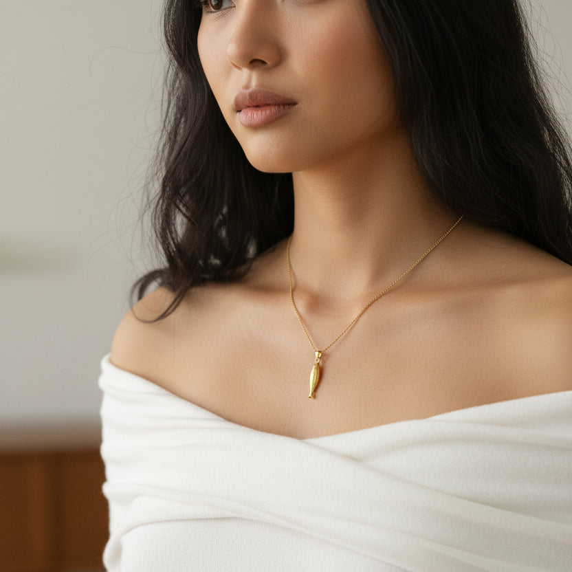 Koi Fortune Pendant Necklace